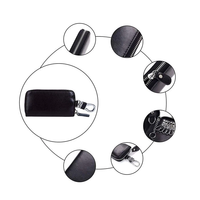 Leather Car Key Case 5