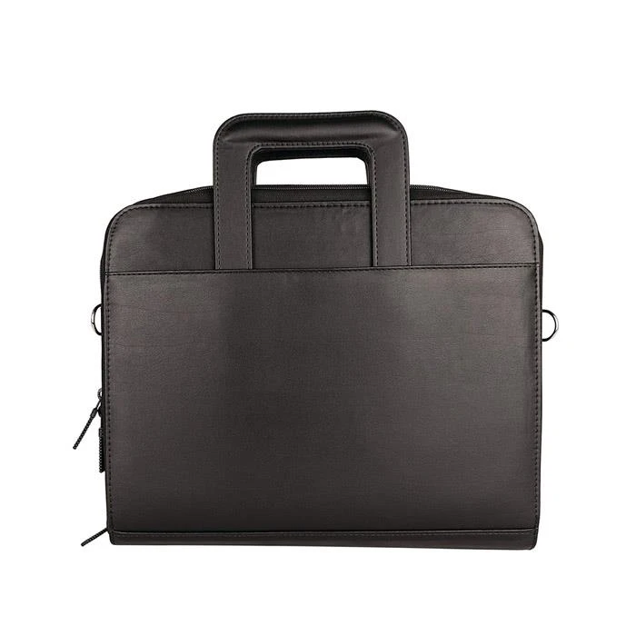 Leather Ring Binder With Shoulder Strap
