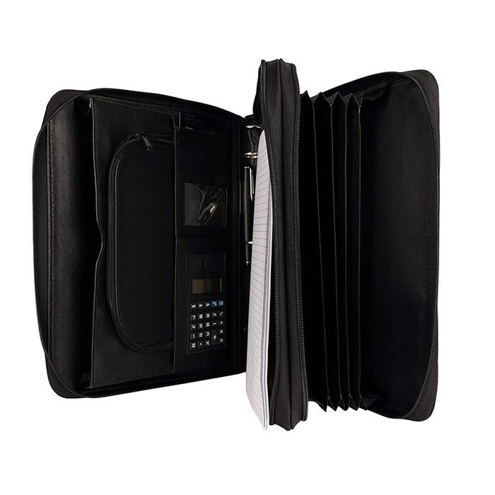 Leather Ring Binder With Shoulder Strap