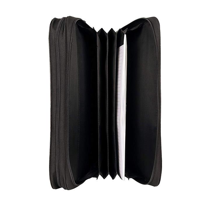 Leather Ring Binder With Shoulder Strap