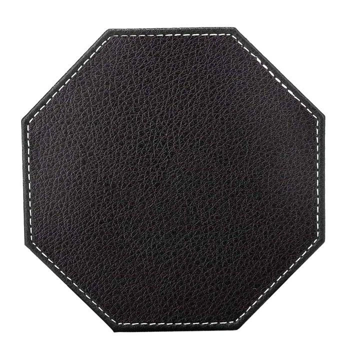 Leather Drink Coaster Set