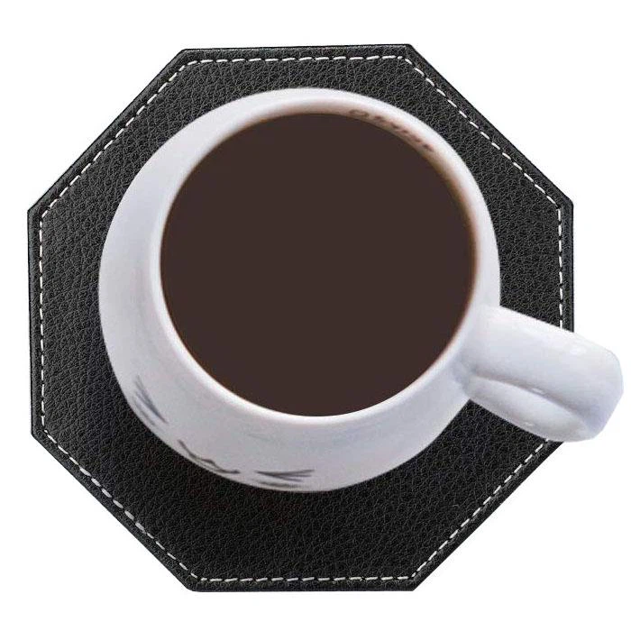 Leather Drink Coaster Set