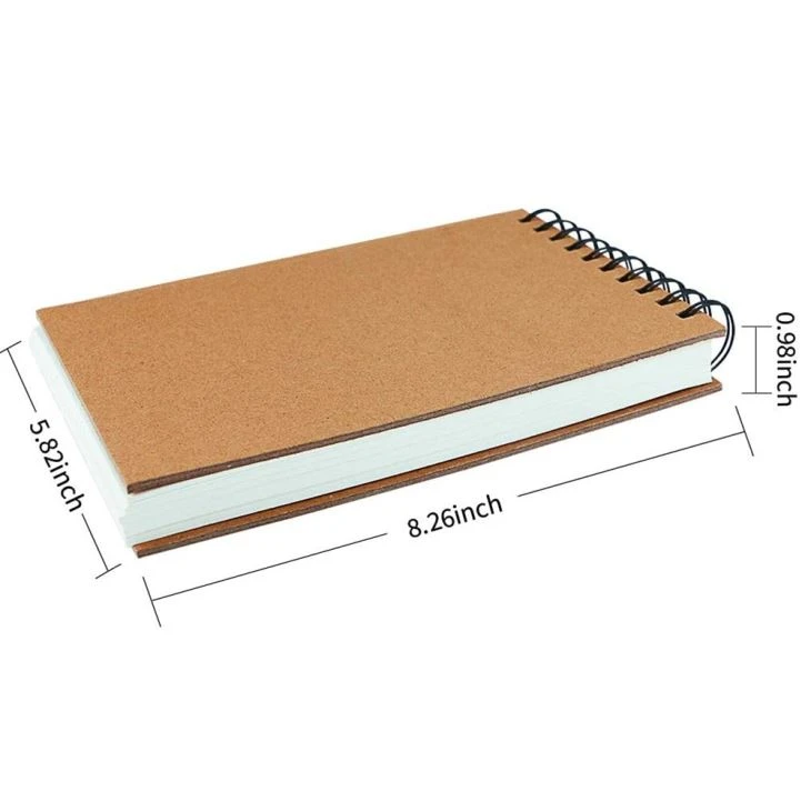 Kraft Spiral Custom Sketchbook