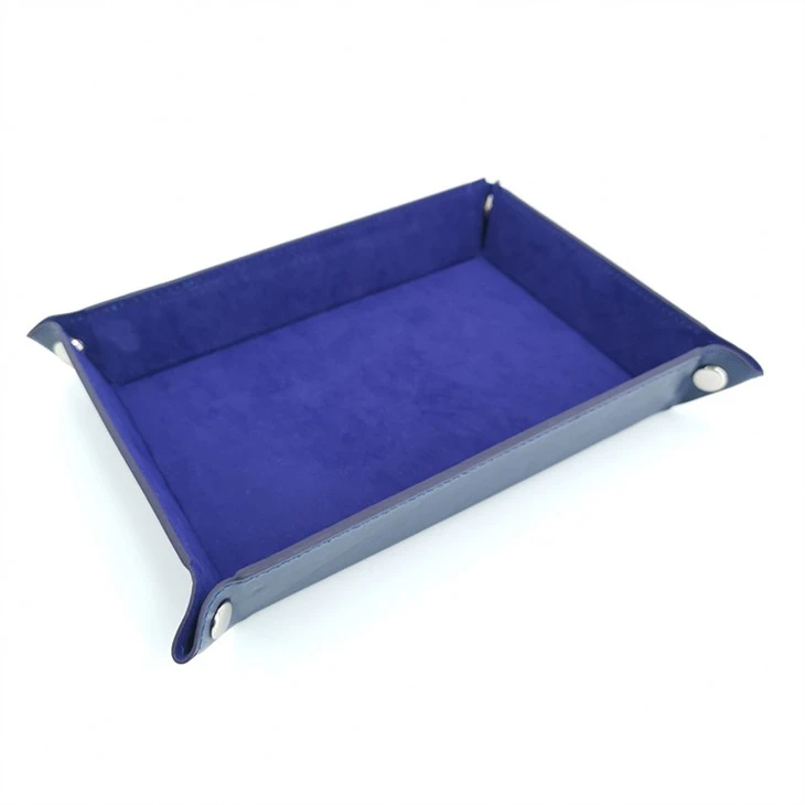 pu leather valet trinket folding rectangle tray pu leather valet trinket folding rectangle tray